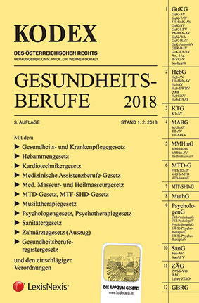Werner Doralt: KODEX Gesundheitsberufe 2018